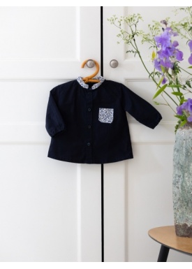 dinetdom__vtements_bb_enfants_luxe_collection_nuit_arctique_chemise_bleue_coton_liberty_col_officier_1